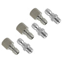 6Pcs Pressure Washer Quick Connector Easy Connect Fitting 1/4" G Male Pipe