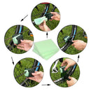 Cycling Bicycle Chain Cleaner Flywheel Wash Kit Cassette Brushes Scrubber bo Kw