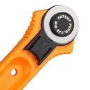 28mm Yellow Fabric Craft Roller Cutter Paper Leather Vinyl Blade Cutting Tool