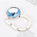 Bag Hook Bag Holder Foldable Round Handbag Hook - Light Blue C3M7