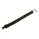 Survival Bracelet with Stainless Steel U Shackle Olive Green Q9J8