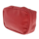 2 Pieces Black + Red Motorcycle Rear Back Seat Back Waterproof Carry Leather Bag