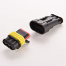5 Sets 3 Pin Way Sealed Waterproof Electrical Wire Connector Plug Car Auto ME
