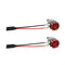 2x H1 LED Headlight Wiring Harness Male Plug Single Diode Converter Wire Cables