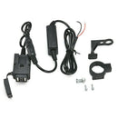 12V Waterproof Motorbike Motorcycle Dual-USB Charger Power Socket Adapter O
