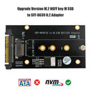 SFF-8639 U2 to M.2 M Key NVME SSD Adapter for 2230 2242 2260 2280 M2 SSD