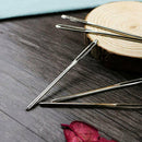 9PCS Self Threading Sewing Needles - ASSORTED 3 SIZES - EASY THREAD - Large Eye