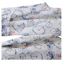 Women Ladies Bicycle Pattern Print Long Scarf Warm Wrap Shawl (beige)