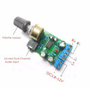 1x DC1.8-12V TDA2822M Amplifier 2.0 Channel Stereo 3.5mm Audio Board Module TEsp