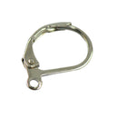 100pcs Brass French Leverback Earrings Hooks with Open Loop Findings DIY