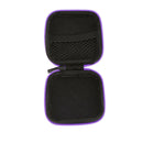 Mini Box Case Storage Bag Pouch for Earphone Headphone Earbud Purple