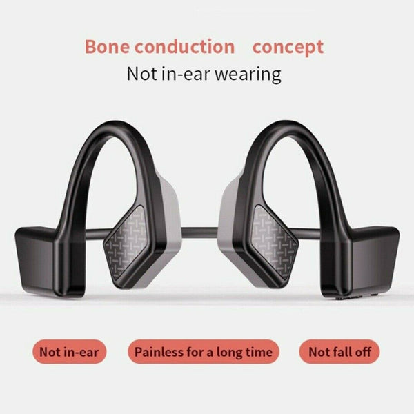 Bone Conduction Headset Wireless 5.0 Outdoor Sport Wireless Open ear Headphone b