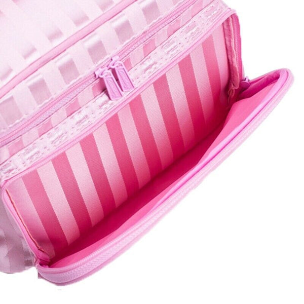 Pink Shape Big Capacity Women Cosmetic Bag Cosmetics Organizer Travel Neces Q9S6