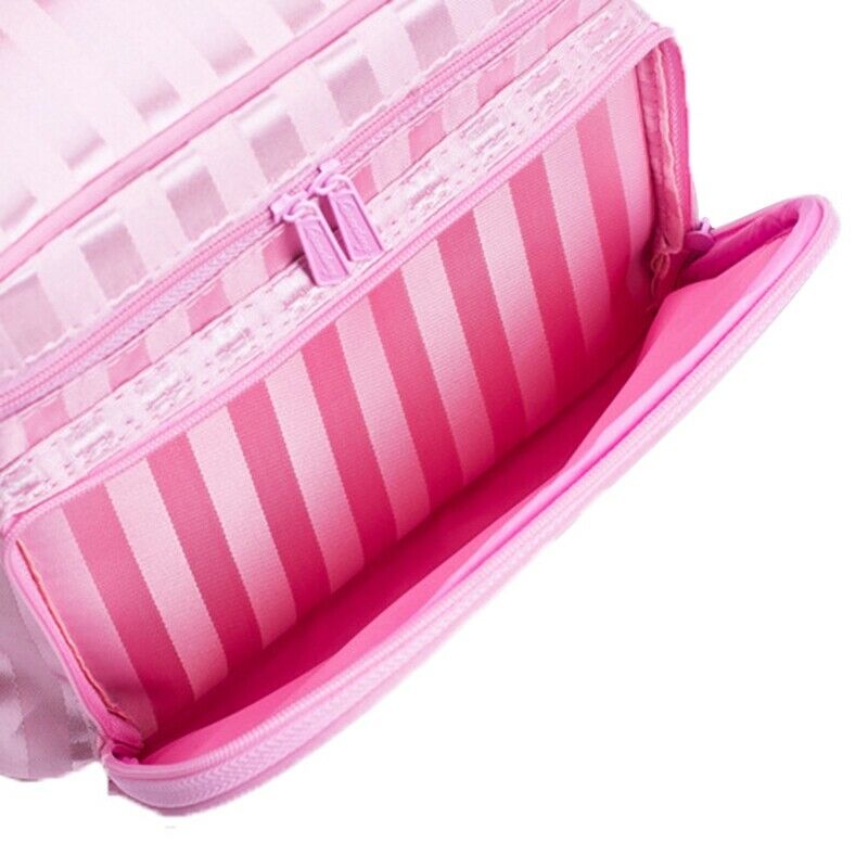 Pink Shape Big Capacity Women Cosmetic Bag Cosmetics Organizer Travel Neces Q9S6