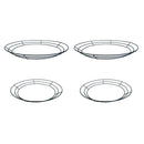 4Pcs Wire Wreath Rings Wire Wreath Frame for New Year Valentines Decorations