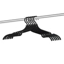 1X(12 Pcs Portable Folding Clothes Hangers Travel Accessories Foldable Clot