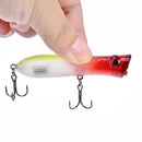 1x 8cm 12g fishing lures hard baits artificial popper crankbait wobblers bait M&