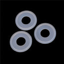 10Pcs 1" Sanitary Clamp Silicon Gasket Fits 50.5mm OD Type Ferrule Flange FT