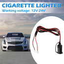 12-24V Car Motorcycle Truck Cigarette Lighter Socket with 10A In-line Fuse+Wire