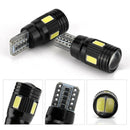 2X T10 194 W5W 6 SMD LED Car Can Bus Error Free Wedge Light Bulb White 6000K