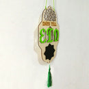 Wood Eid Mubarak Hanging Ornament Muslim Ramadan Festival Pendant Decoration