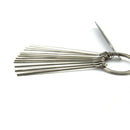 1 Set Guitar Nut File Set No Box with 9 Pieces Sandpaper Luthiers Tools Gift