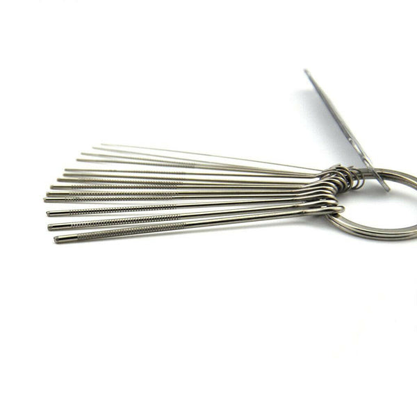 1 Set Guitar Nut File Set No Box with 9 Pieces Sandpaper Luthiers Tools Gift