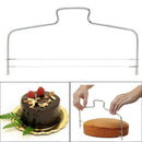 2x Adjustable Wire Cake Slicer Bread Wire Cutter Baking Leveller Decor DIY JCQ