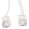 White Male 6P2C RJ11 Plug Telephone Fax Modem Line Cable, 14M for Landline  R1I2