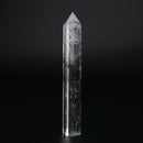 160mm Hexagonal Prism Natural Transparent Crystal Quartz Point Heal Wand Decor