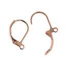 100pcs French Hooks Ear Wire Connector Lever Back Earrings Finding Wholesale