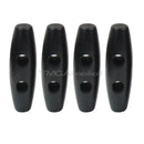 50 Pcs 3.5cm 2 Holes Black Wooden Horn Toggle Buttons Clothing Sewing Accessory