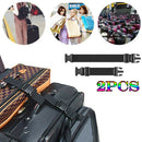 2PCS Two Add a Bag Luggage Strap Travel Luggage Suitcase Adjustable belt Travel