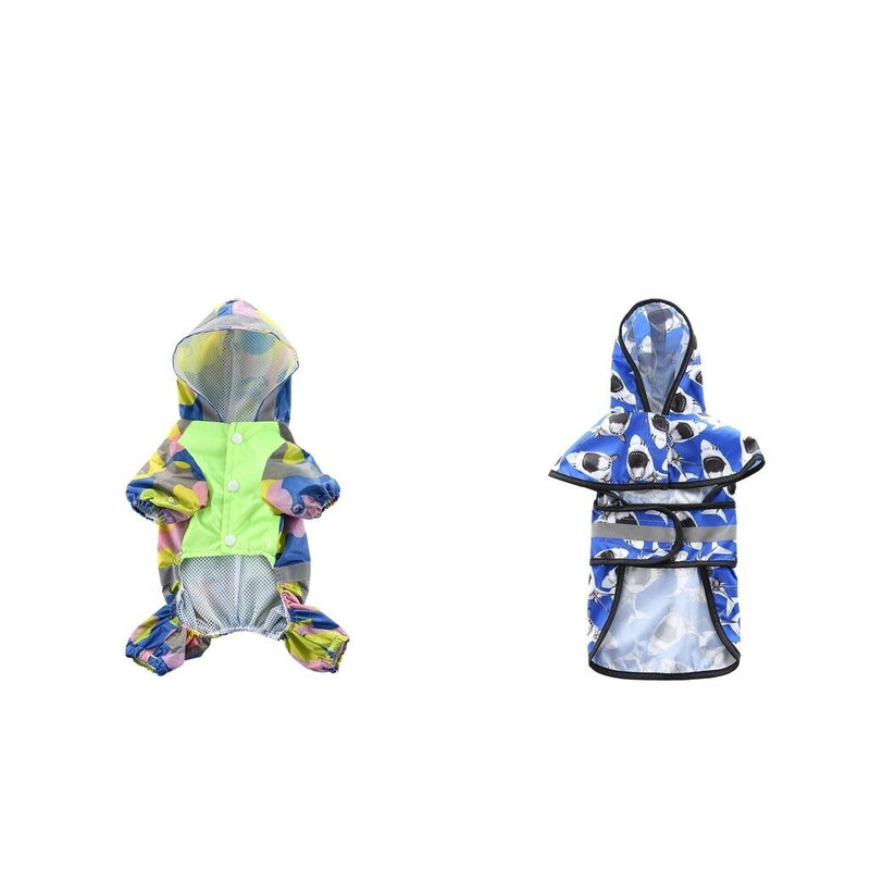 2 Pieces Pet Dogs Rainy Raincoat Puppy Rain