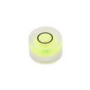 10pcs Tiny Disc Bubble Spirit Level Round Circle Circular Green Tripod 10x6mm2lj