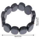 Natural Black Bian Stone Bracelet Carve Black Bianshi Bracelet Jewelry For Men U