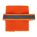 2x Orange Elastic Pet Dog Leg Bands Knee Protector With Reflective Strips L