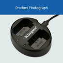KingMa NP-FZ100 Dual Slot Micro USB Battery Charger for Sony ILCE-9 A7M3