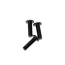 10x Decorative License Plate Frame Aluminum Bolt Screws 16x5mm Black