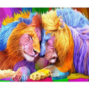 5D DIY Full Drill Diamond Painting Cross Stitch Embroidery Kits (Lion01)