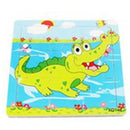 1pc Cartoon Animal IQ Development Puzzles Wooden Kids Early Education
