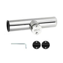 Boat Fishing Rod Holder Clamp-on fit 9-1.7" Rail Adjustable Stainless Steel