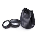 0.45X 49UV Wide Angle Mobile Phone Lens Super Macro Camera Lens (Black)