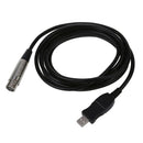 USB Male to 3 Pin XLR Female Microphone MIC Studio Audio Link Cable