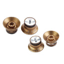 4 Pcs of Pack Guitar Tone Button Guitar Top Hat Knob for Electric Guitar