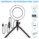 Desktop 6 inch 72 LED Selfie Ring Light Phone Video Photo Lamp with Remote