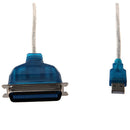 USB to Parallel IEEE 1284 Printer Adapter Cable PC (Connect your old parall