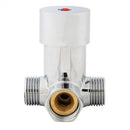 G1/2 Hot Cold Water Mixing Valve Thermostatic Mixer Temperature Control for K9K4