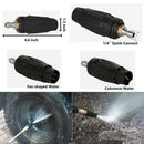 Adjustable Pressure Washer Nozzle Tips, Variable Spray Pattern, 1/4 Inch Qu
