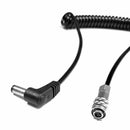 DC 5.5x2.1mm Power Cable Cord for BMPCC 4K Camera DC Interface 90 Degree Plug